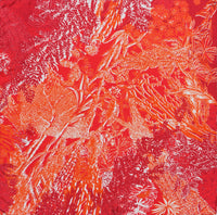 SILK SCARF 90 - EVE FIRE RED